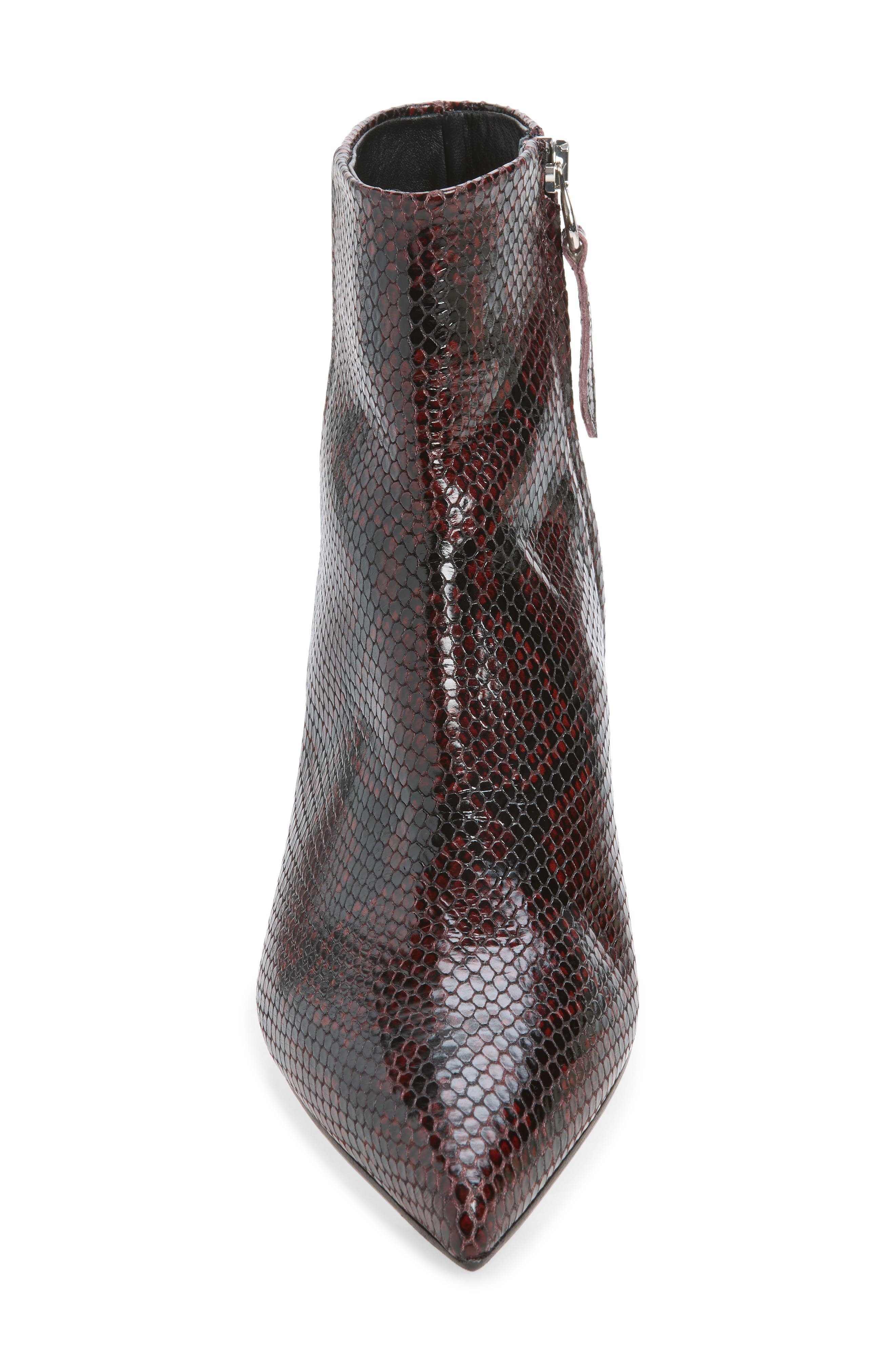 Sofie Pointed Toe Bootie, Alternate, color, PORT