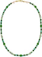 Panacea Glass & Freshwater Pearl Beaded Necklace
