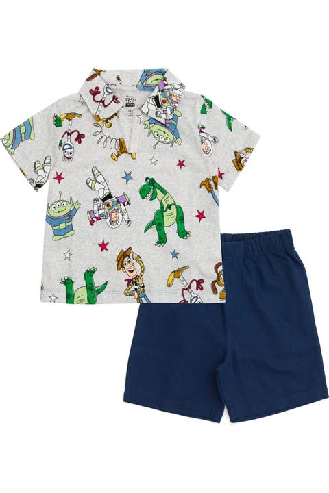Toy Story 2-Piece Polo and Shorts Set