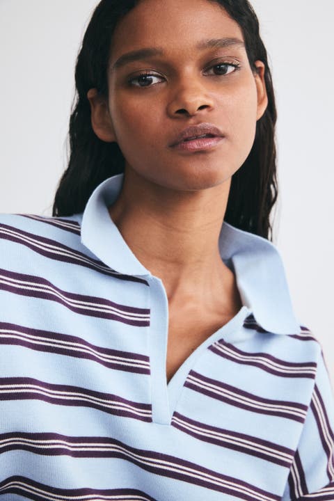 Fine-knit Polo Shirt