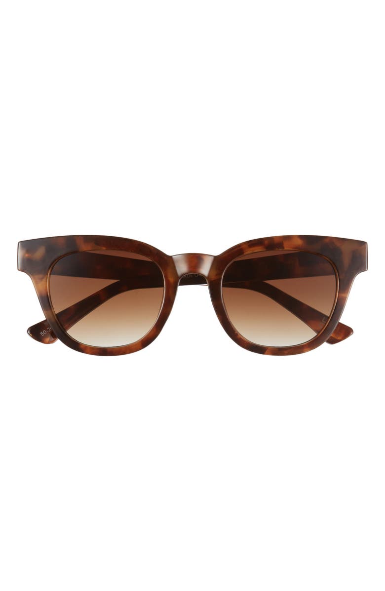 AIRE 50mm Dorado D-Frame Sunglasses, Main, color, Tort / Brown Grad