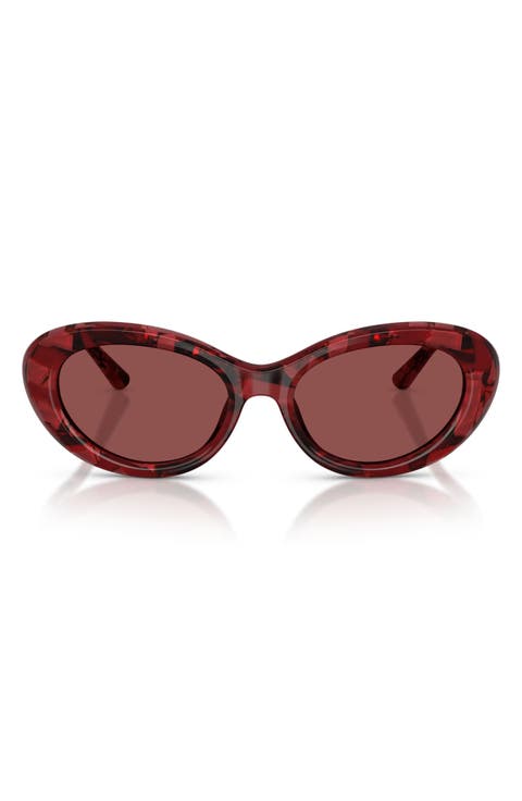 54mm Oval Sunglasses
