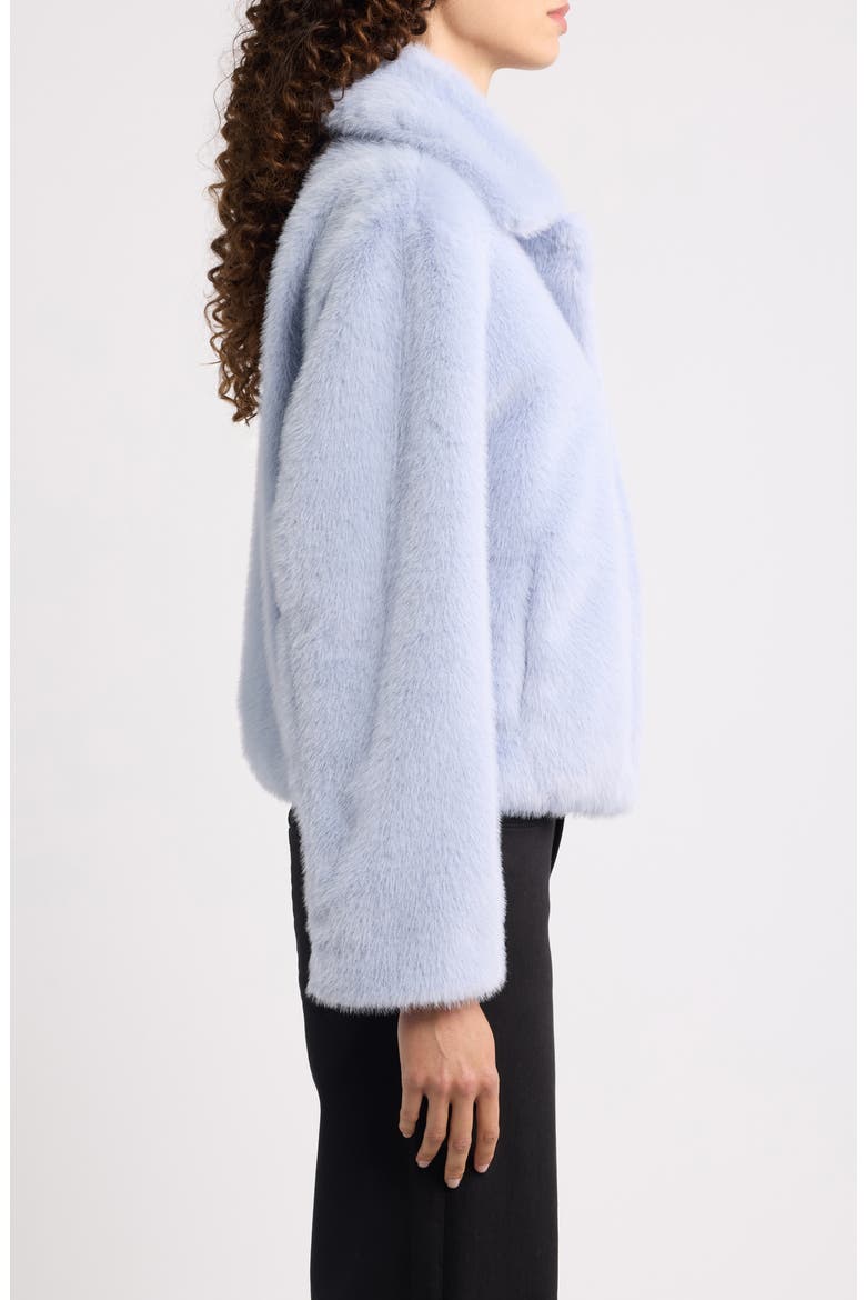 Tami Faux Fur Coat, Alternate, color, FROST