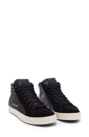 P448 Skate High Top Sneaker In Smog-black