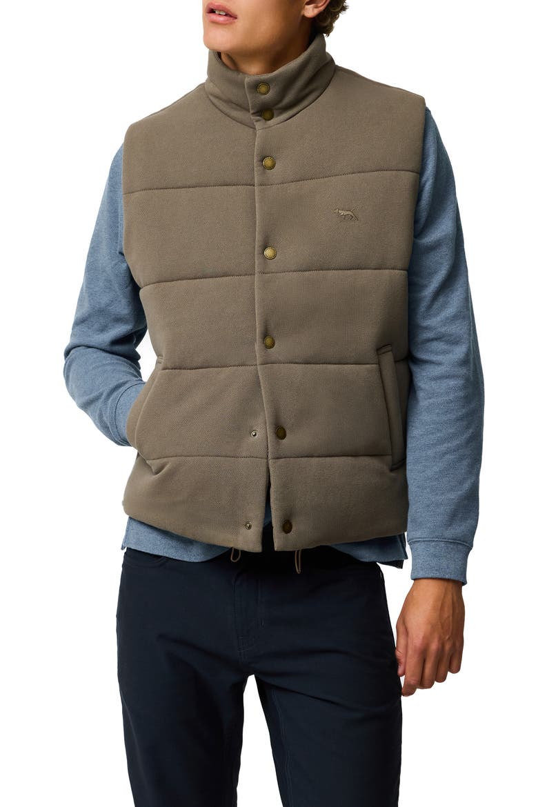 Lake Ferry Quilted Vest, Main, color, KHAKI