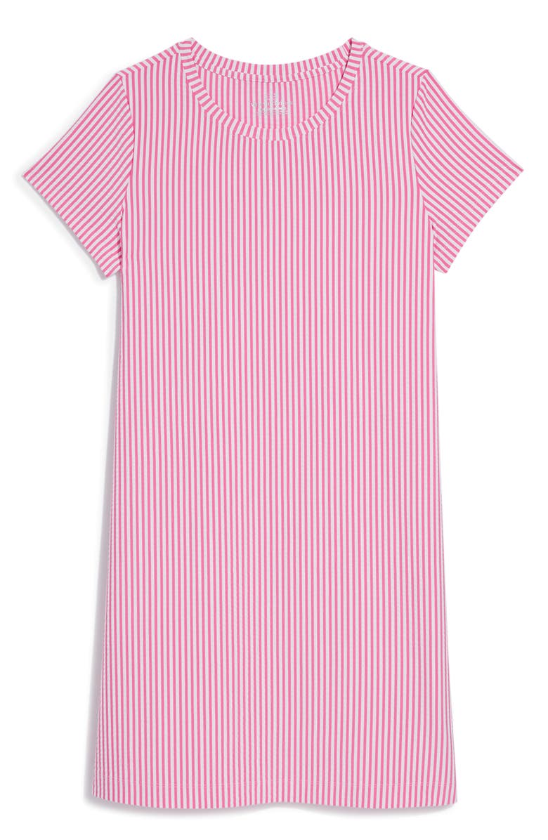 vineyard vines Seersucker Stripe Knit Dress, Alternate, color, Bahama Breeze