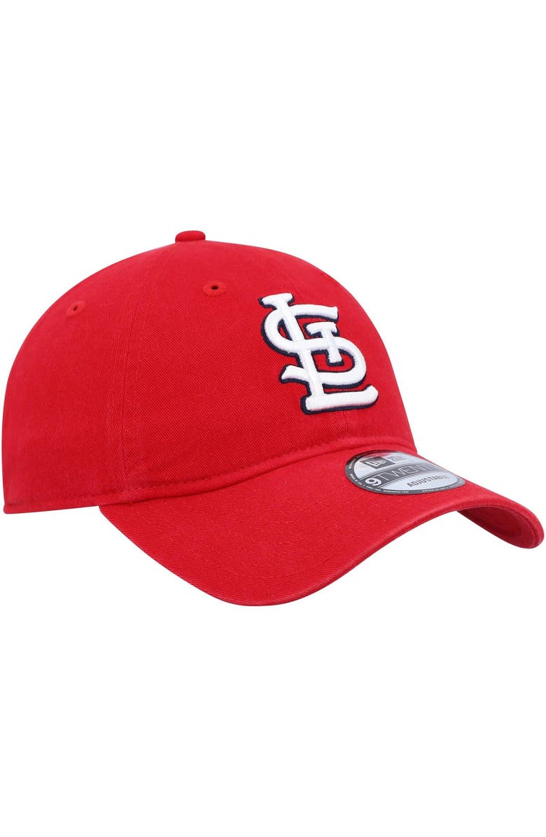 New Era Men's New Era Red St. Louis Cardinals Logo Replica Core Classic 9TWENTY Adjustable Hat, Alternate, color, 