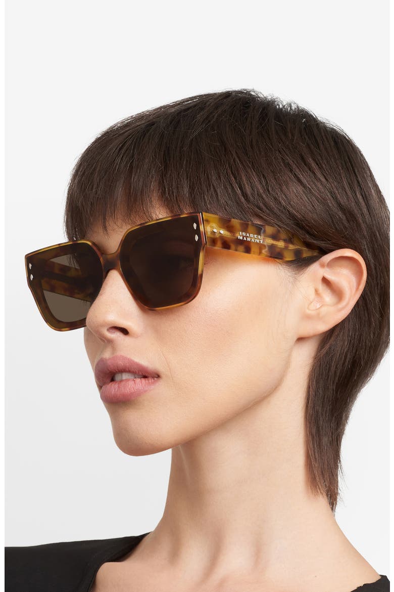 65mm Oversize Rectangular Sunglasses, Alternate, color, 0C9B-QT