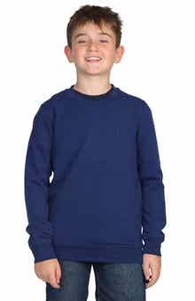 TailorByrd Kids' Sueded Fleece Crewneck Pullover