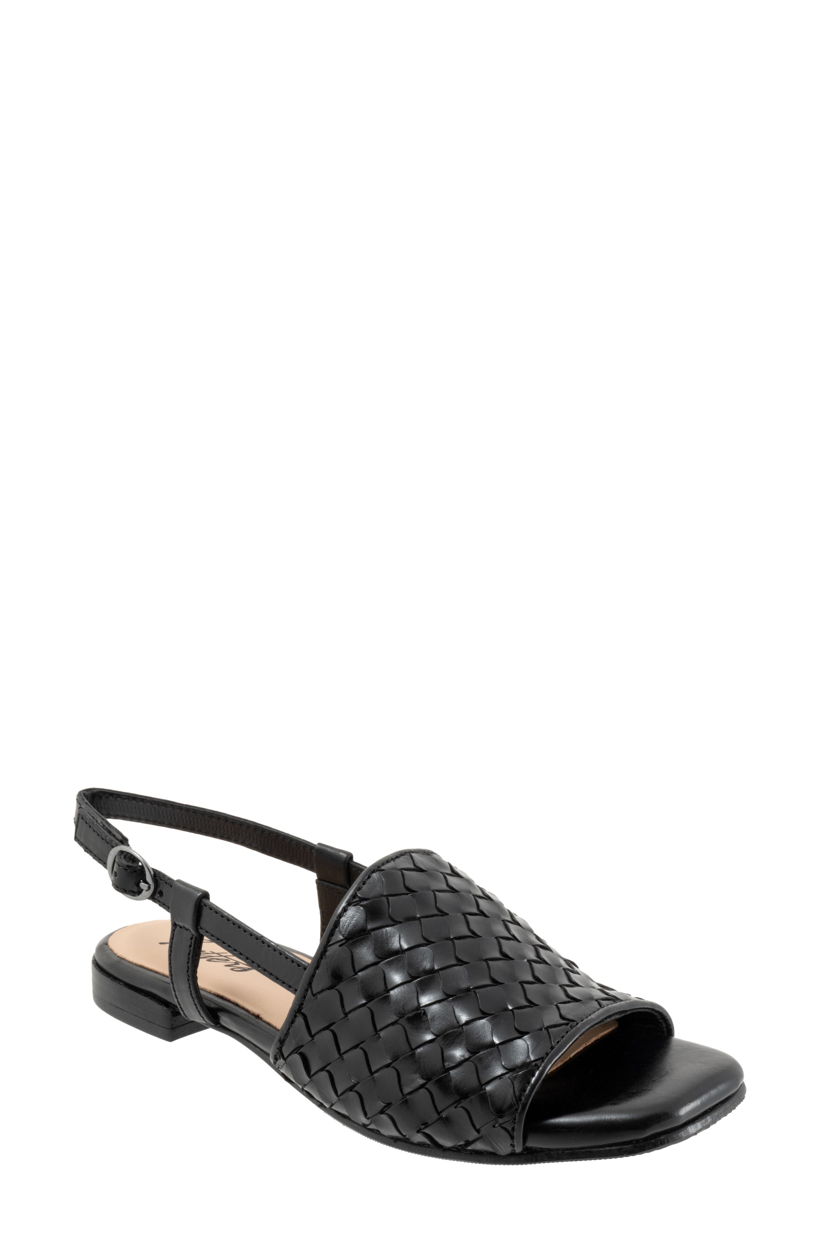 Trotters Nola Slingback Sandal, Main, color, Black