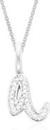 Monica Vinader Alphabet Diamond Pavé Pendant Charm
