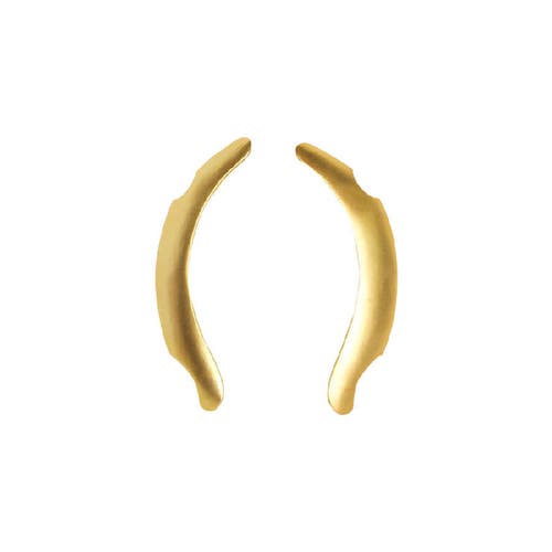 Dotto Objects Veda Earrings In Brown