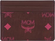 MCM Aren Card Case in Visetos