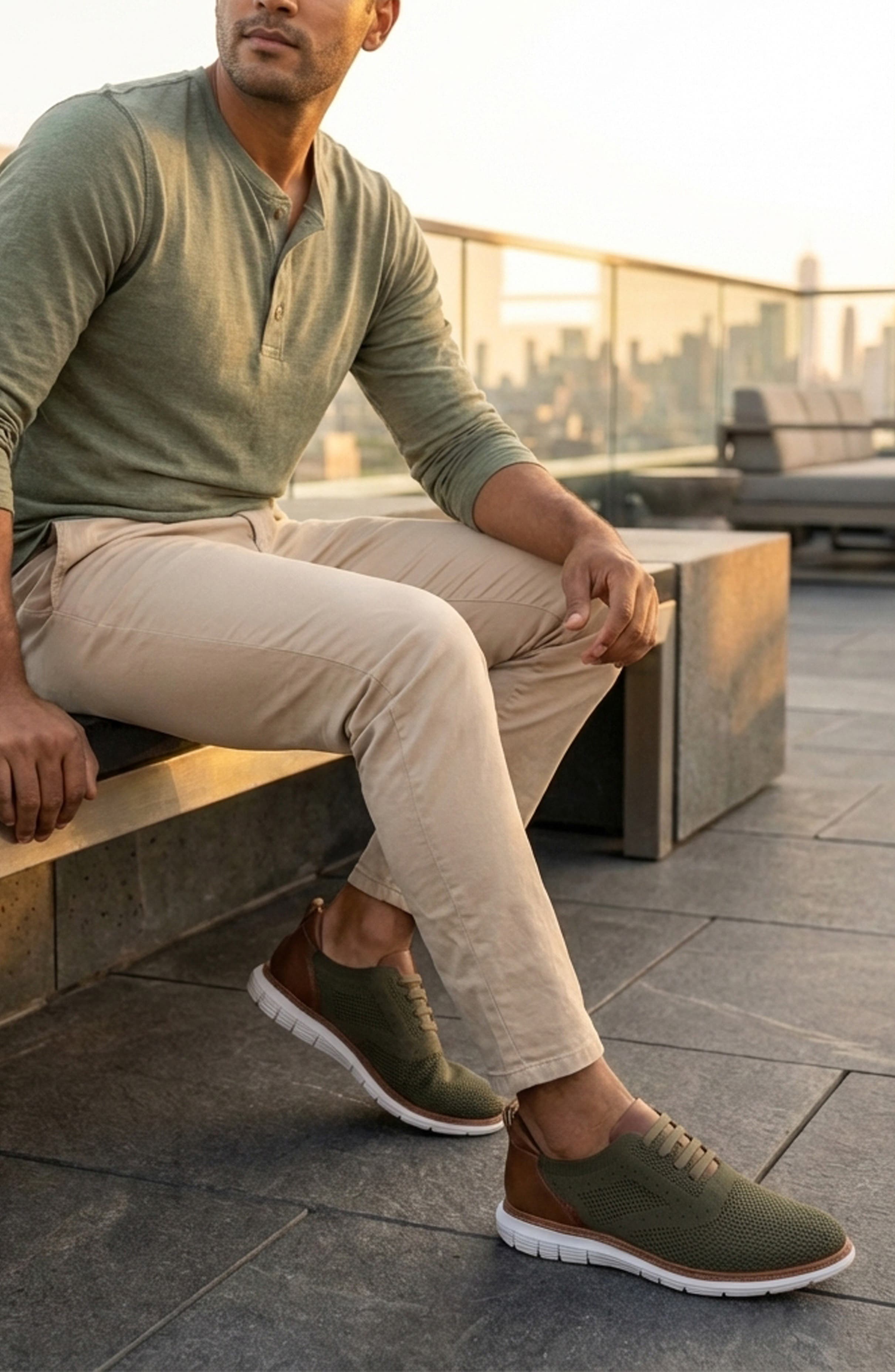 Charles Ave Hands-Free Slip-On Sneaker, Alternate, color, OLIVE