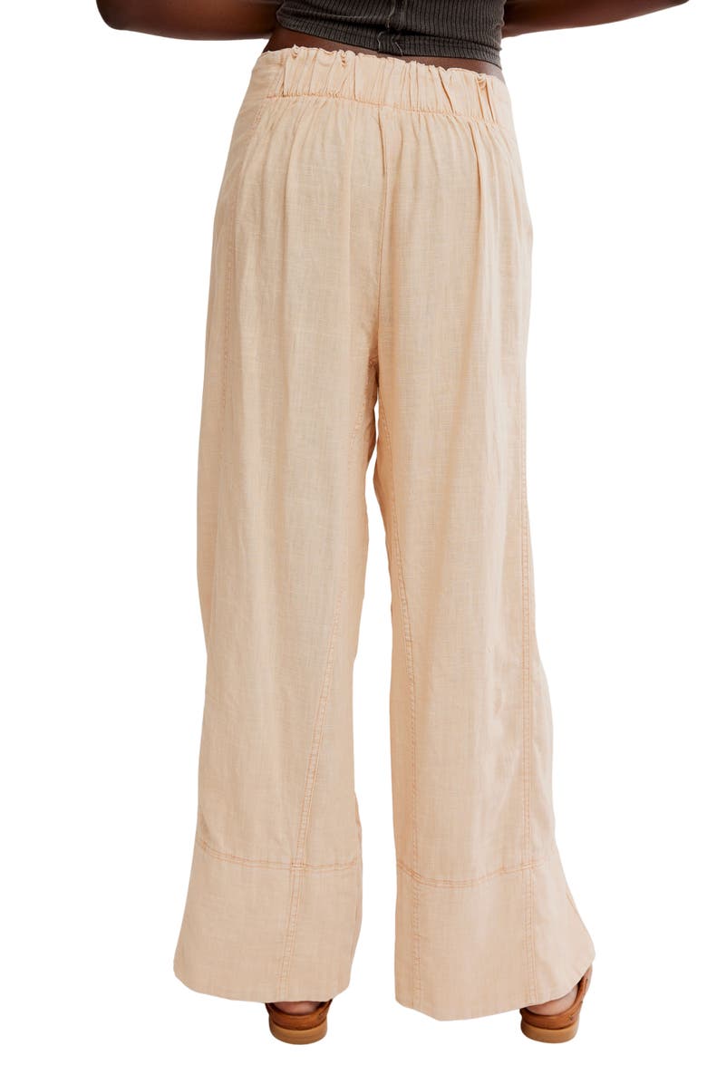 Days End Pull-On Linen Blend Wide Leg Pants