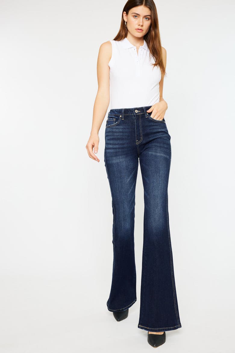Luke High Rise Flare Jeans, Alternate, color, Medium Wash