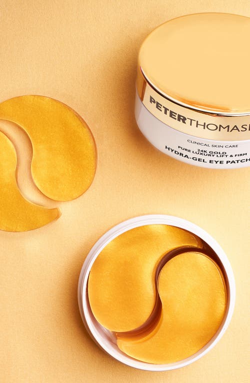 Peter Thomas Roth 24k Gold Lift & Firm Hydra-gel Eye Patches In Transparent