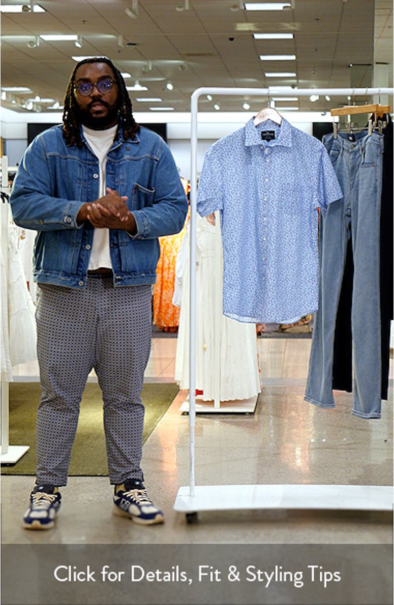 Charlcott Floral Short Sleeve Button-Up Shirt, sales video thumbnail