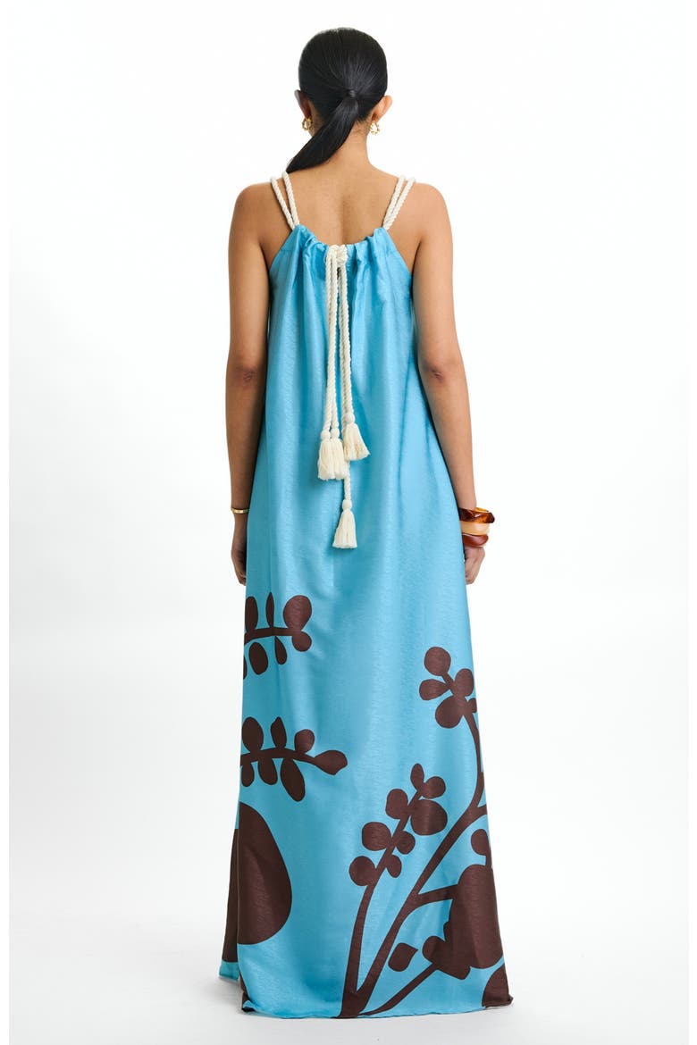 Printed Jwana Ula Mint Maxi Dress, Alternate, color, Ula Mint