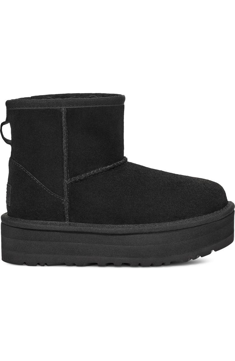 UGG<sup>®</sup> Kids' Classic Mini Water Resistant Platform Boot, Alternate, color,