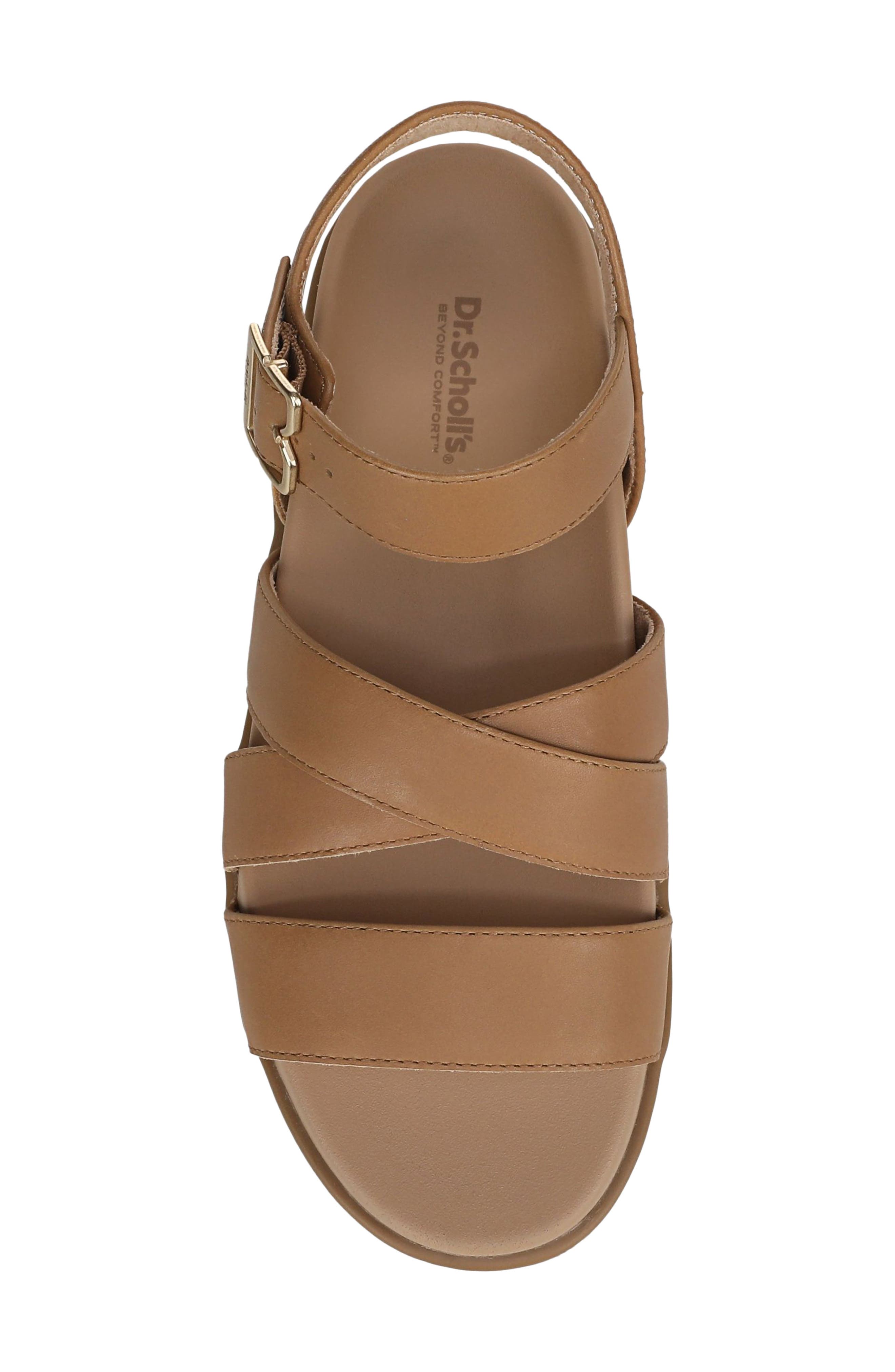 Free Life Quarter Strap Sandal, Alternate, color, SADDLE/ TAN