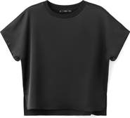 MANGO Crop Satin T-Shirt