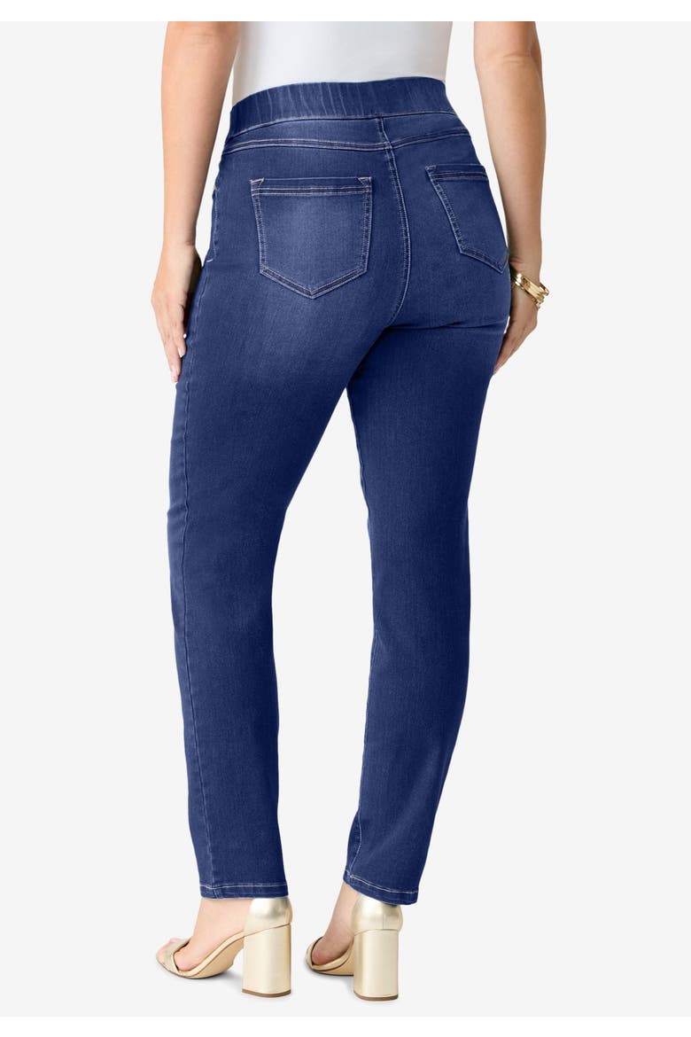 360° Stretch Straight Leg Jean, Alternate, color, DARK WASH