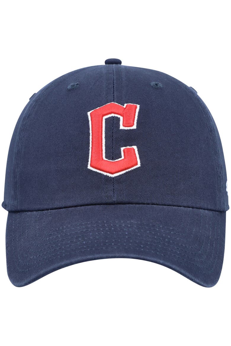 Men's '47 Navy Cleveland Guardians Clean Up Adjustable Hat, Alternate, color, Navy