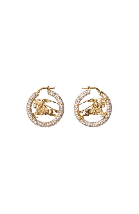 EKD Pavé Hoop Earrings