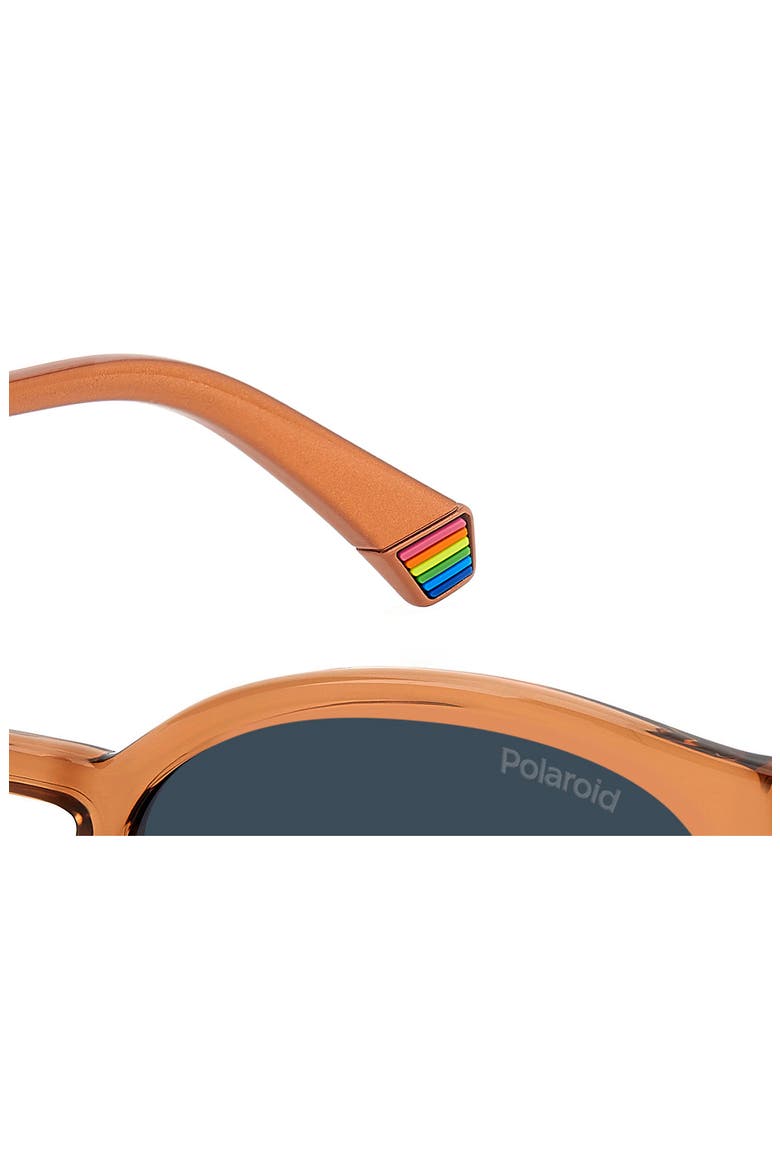 51mm Polarized Phantos Sunglasses, Alternate, color, ORANGE/ BLUE POLAR