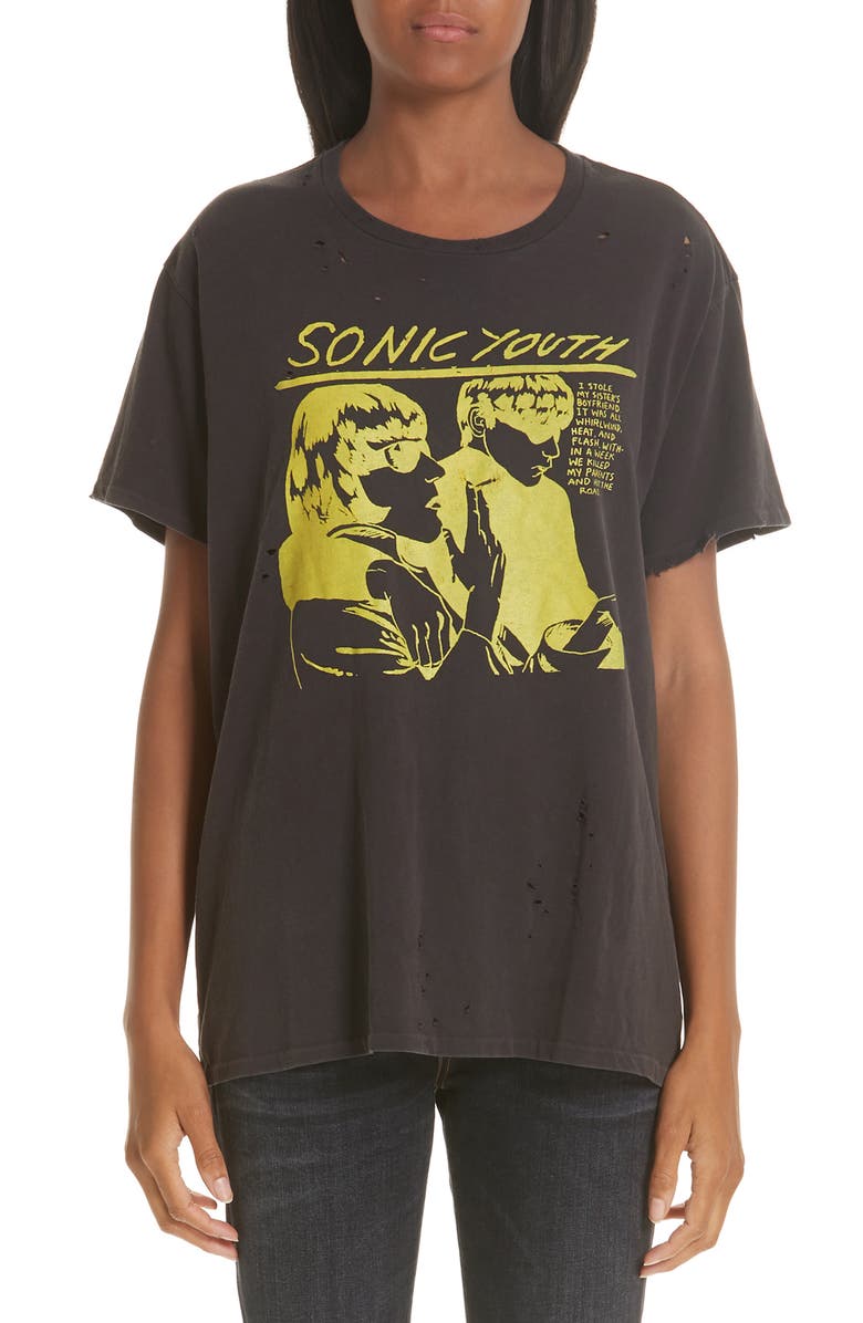 R13 Sonic Youth Print Tee, Main, color, 
