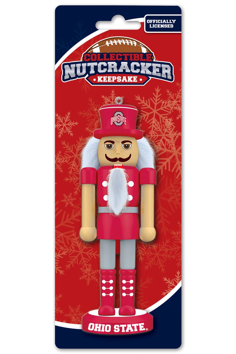 Ohio State Buckeyes Keepsake Nutcracker, Alternate, color, Multicolor