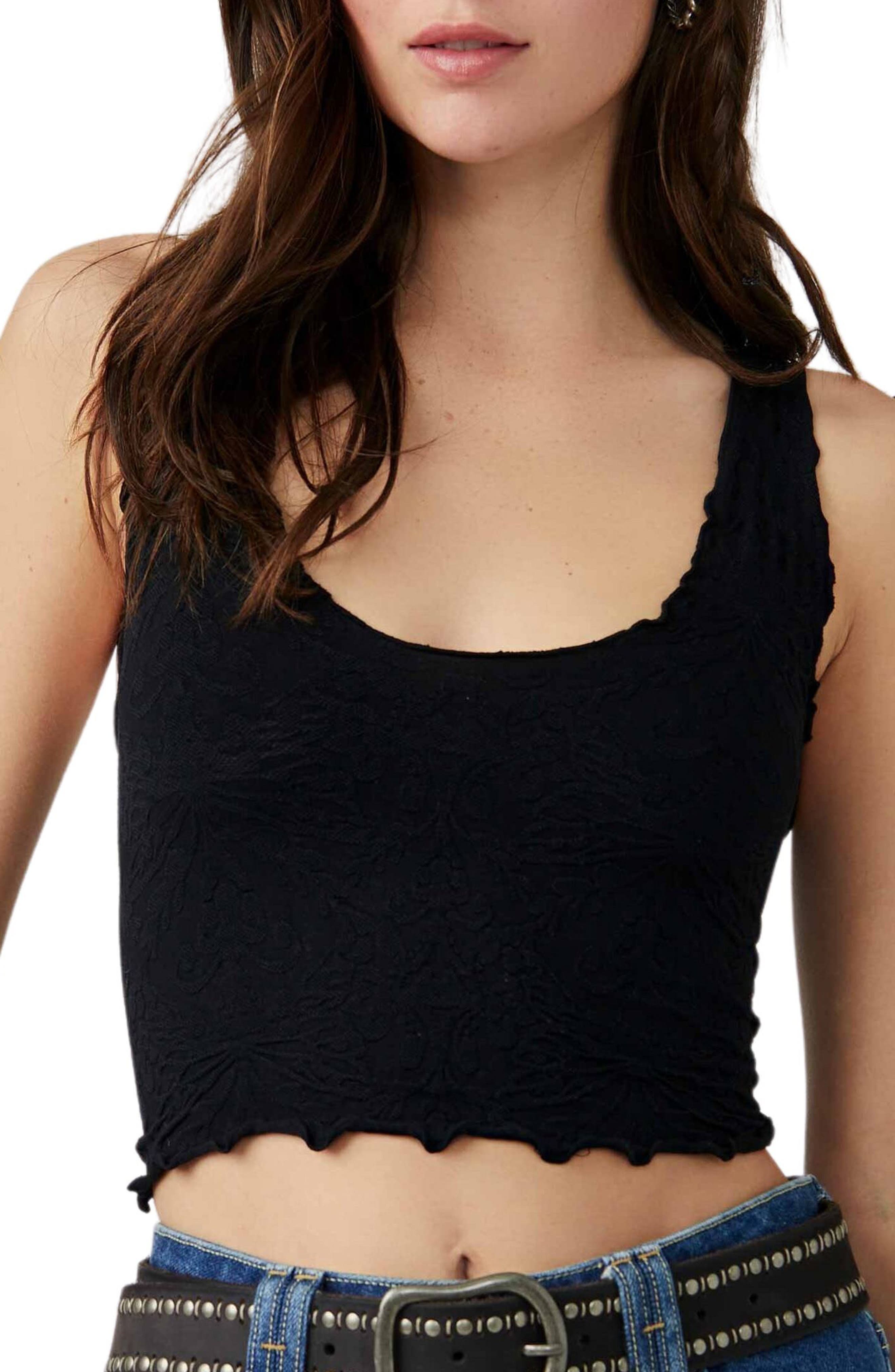 Free People Intimately FP Here for You Racerback Crop Tank