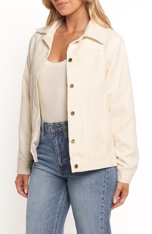 Petal And Pup Petal & Pup Sandy Bouclé Jacket In White