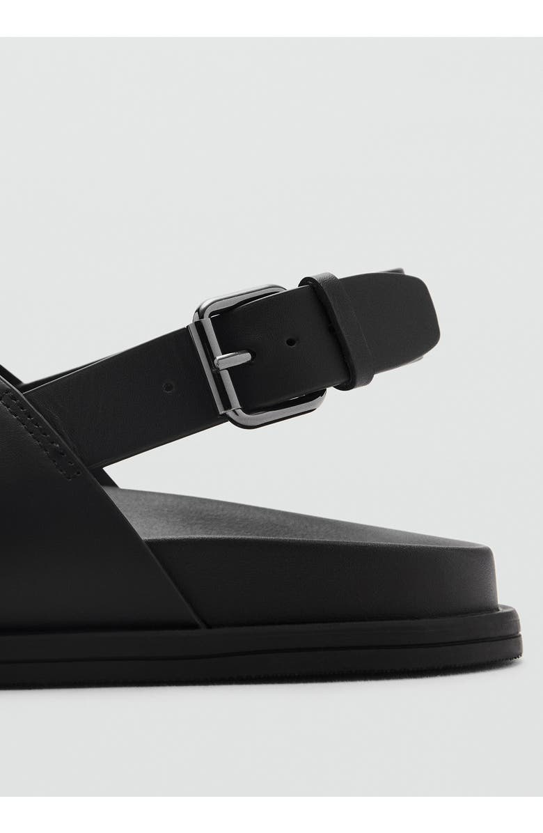 MANGO Crisscross Slingback Sandal, Alternate, color,