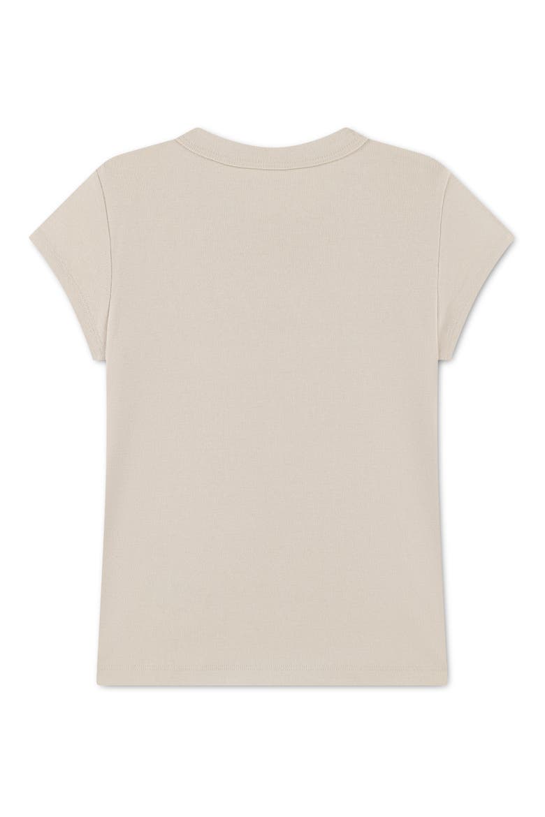 Kids' Floral Logo Raglan, Alternate, color, OATMEAL