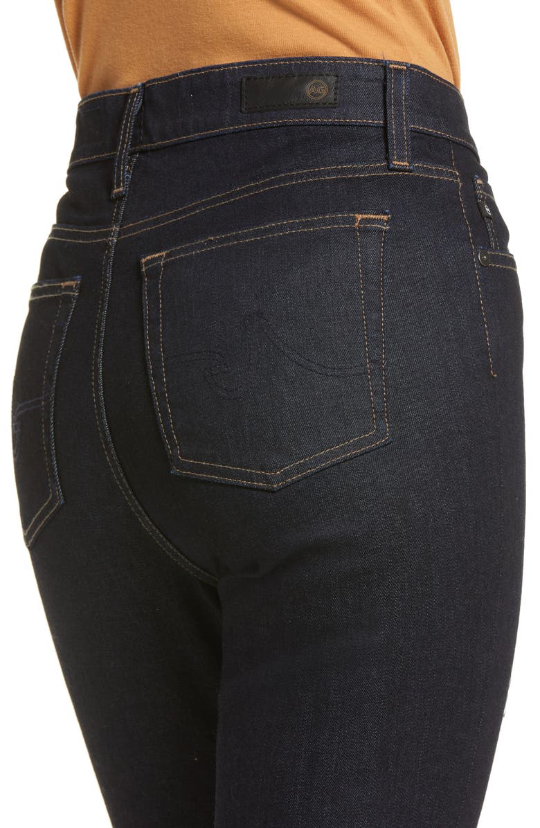 AG Mari High Waist Ankle Slim Straight Leg Jeans, Alternate, color,