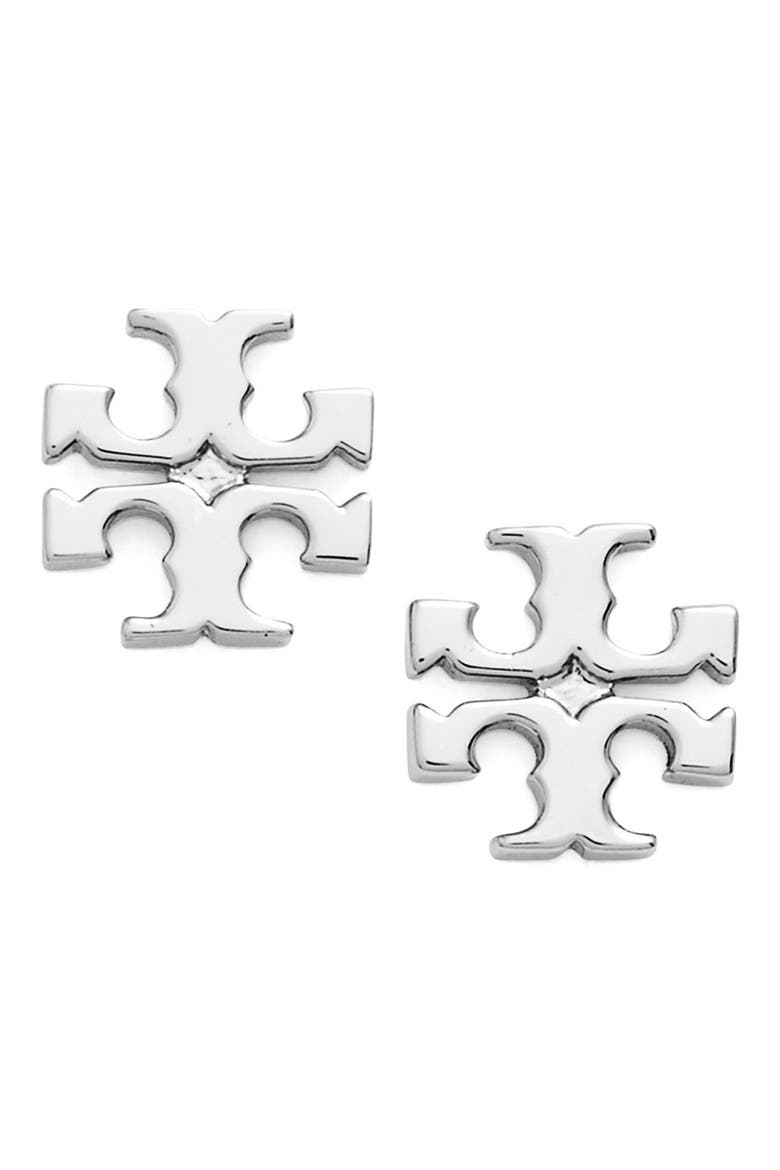Icon Stud Earrings, Main, color, SILVER