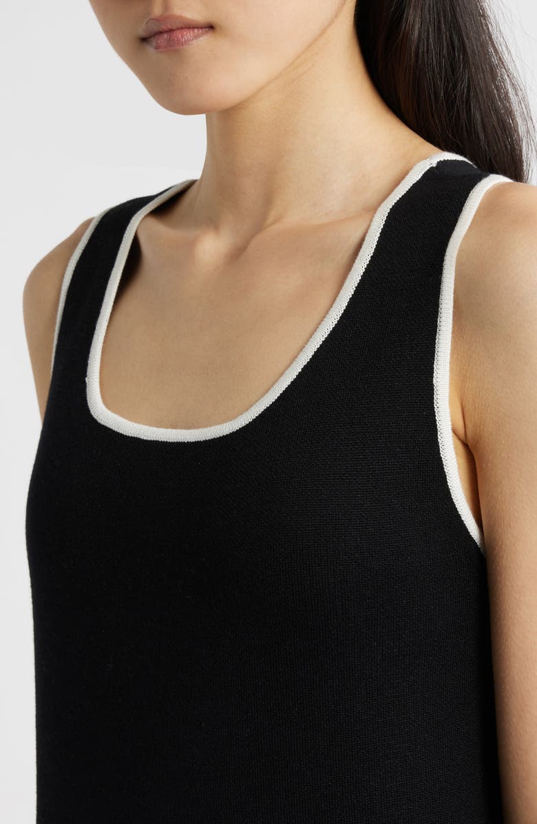 Sam Edelman Floral Knit Maxi Dress, Alternate, color, Black