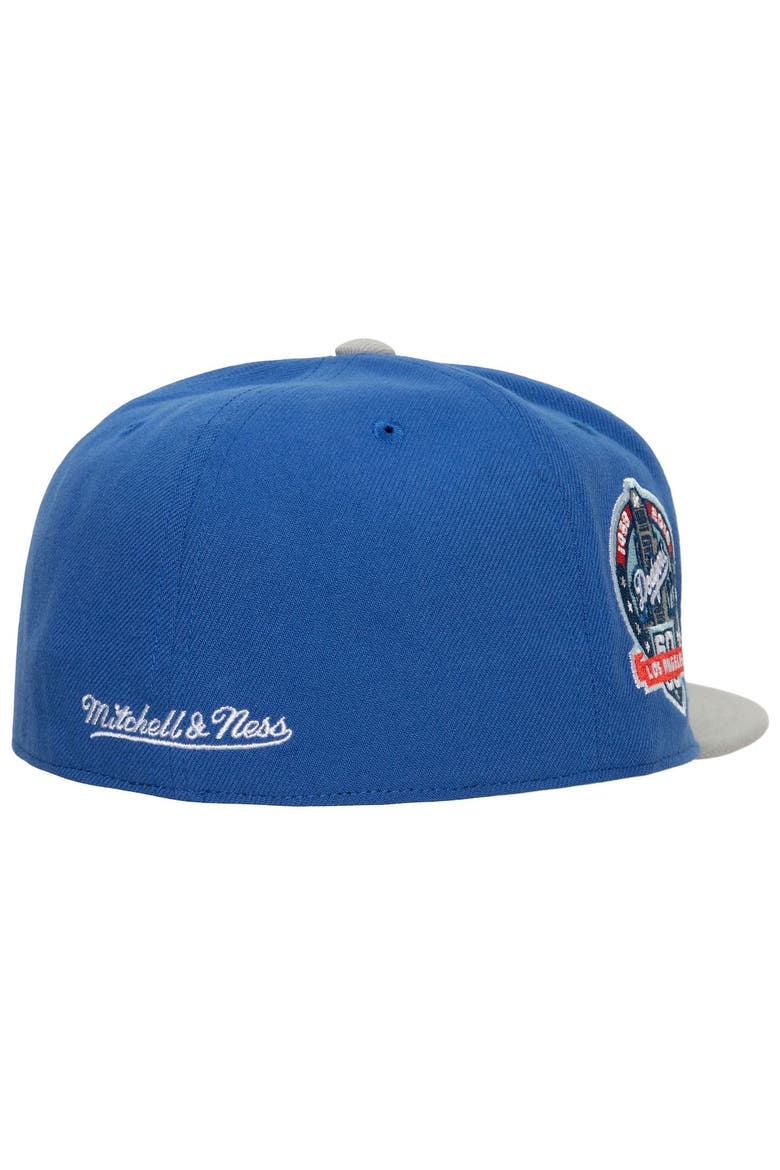 Men's Mitchell & Ness Royal/Gray Los Angeles Dodgers Bases Loaded Fitted Hat, Alternate, color, Royal