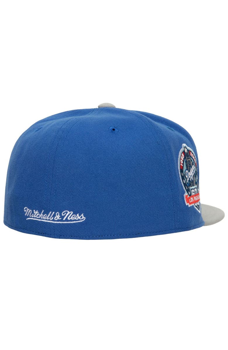 Mitchell & Ness Men's Mitchell & Ness Royal/Gray Los Angeles Dodgers Bases Loaded Fitted Hat, Alternate, color, Royal
