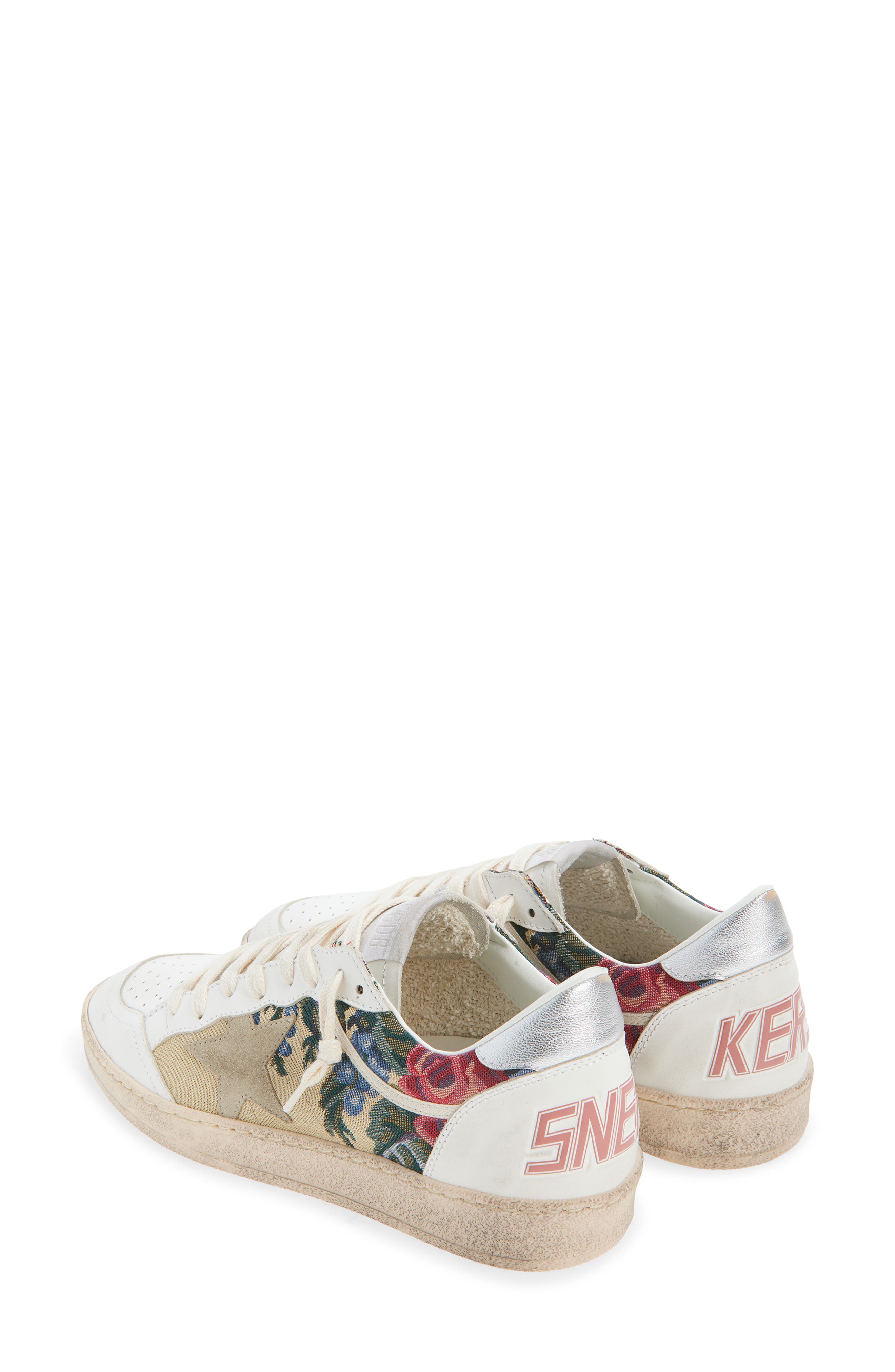 Golden Goose Ball Star Sneaker, Alternate, color, White/ Multicolor