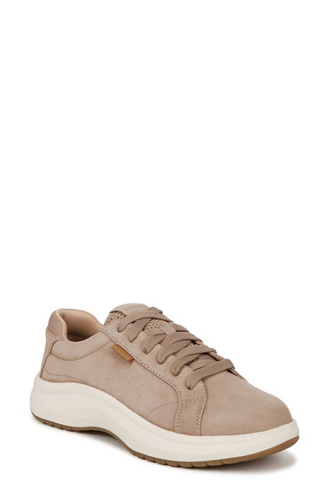 Feel Good Plantar Fasciitis Leather Sneaker (Women) - Wide Width Available