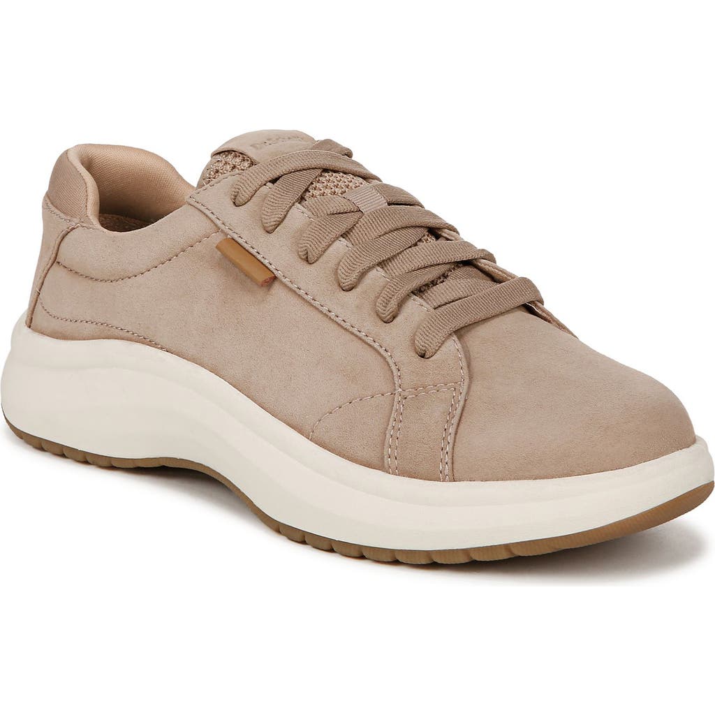 Dr. Scholl's Women's Feel Good Plantar Fasciitis Lace Up Sneakers In Taupe