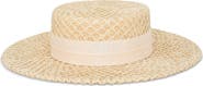 Gigi Burris Millinery Marion Woven Straw Boater Hat