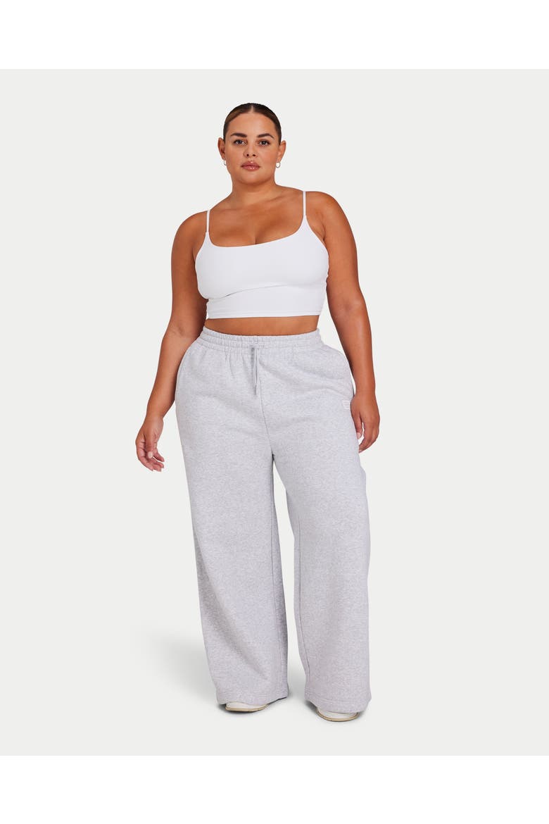 Collective Wide Leg Joggers, Main, color, Grey Marl