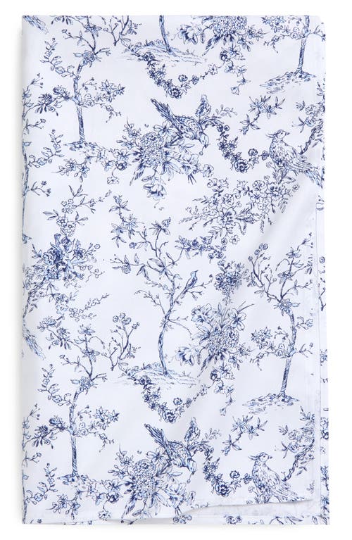 Petite Plume Timeless Toile De Jouy Tablecloth In White