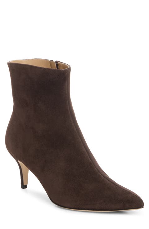 The Seamed Stiletto Leather Bootie