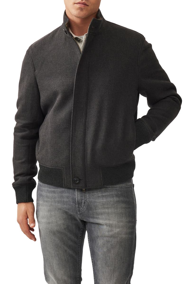 Rodd & Gunn Miramar Wool Jacket, Main, color, Charcoal