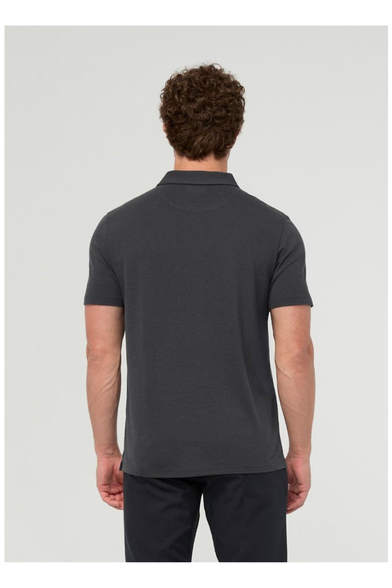 Air Flow Pique Polo, Alternate, color, Charcoal